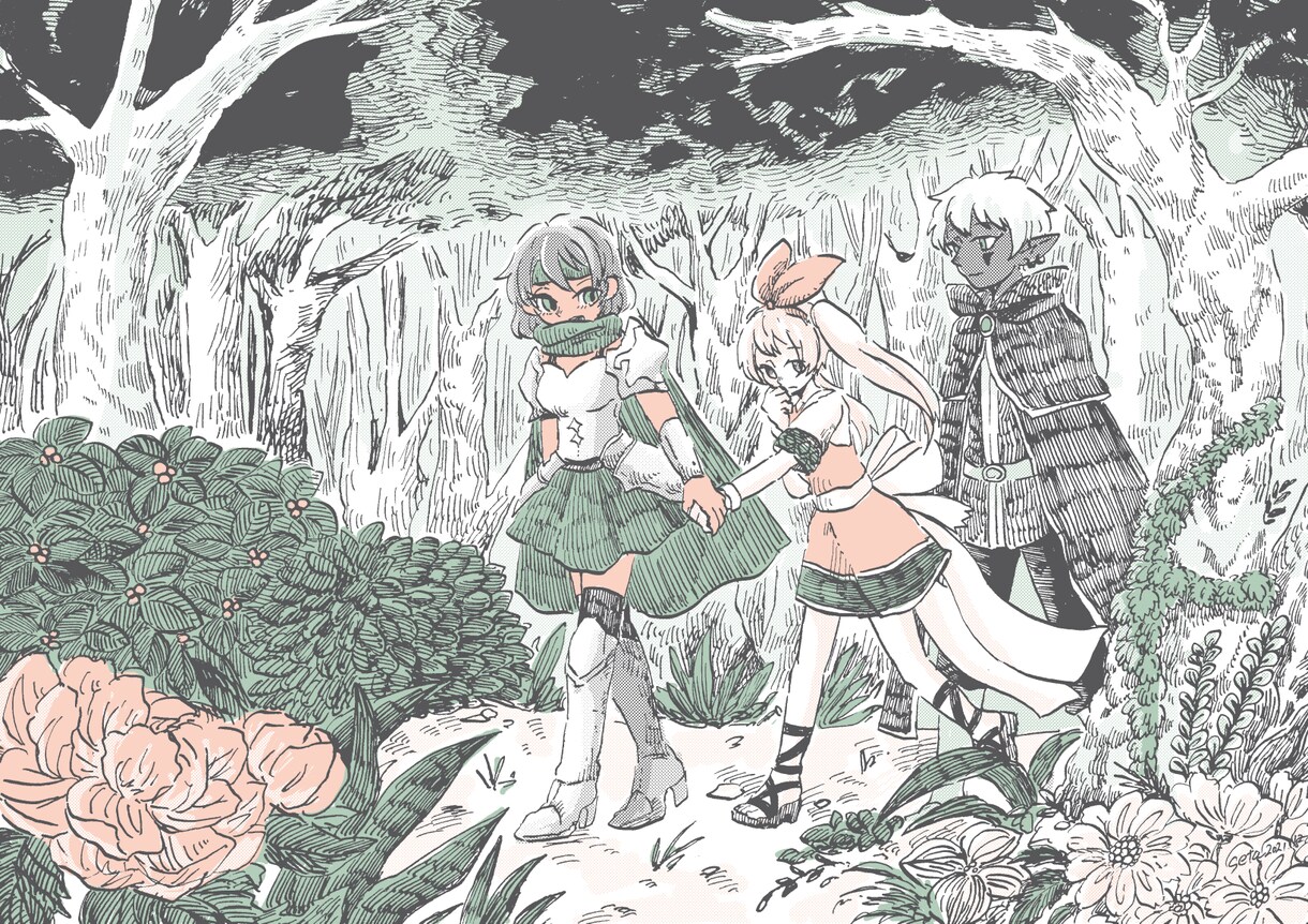 アナログの雰囲気が残る背景付きイラストます フルカラーで背景付きイラストを描きます。 イメージ2