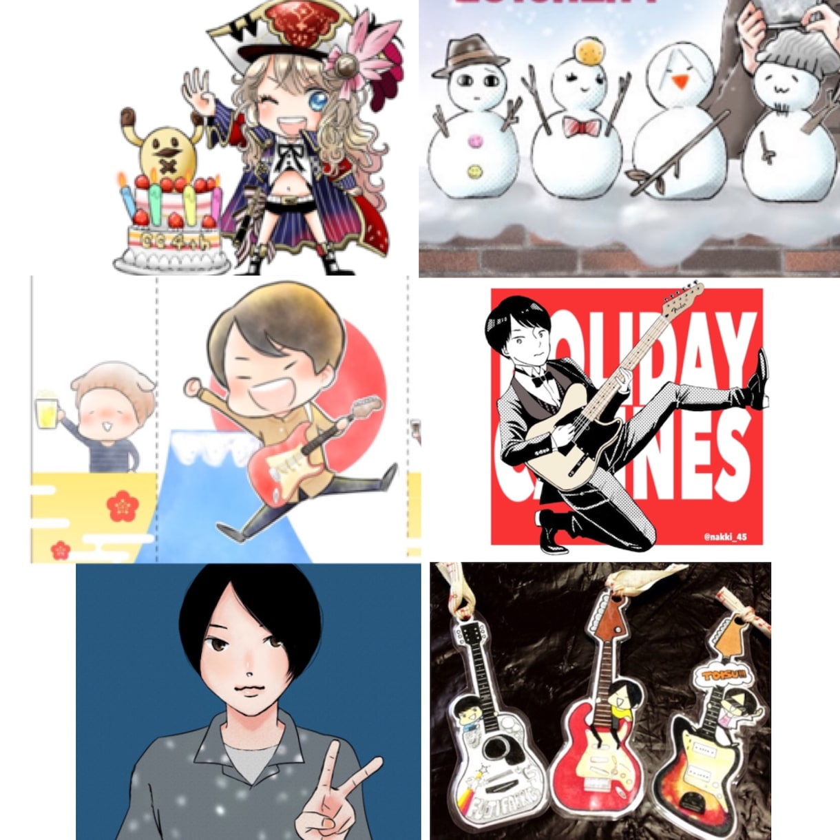 SNSブログの挿絵グッズLINEスタンプ描きます DMください(^^) TwitterキャスLINEキャラデザ イメージ5