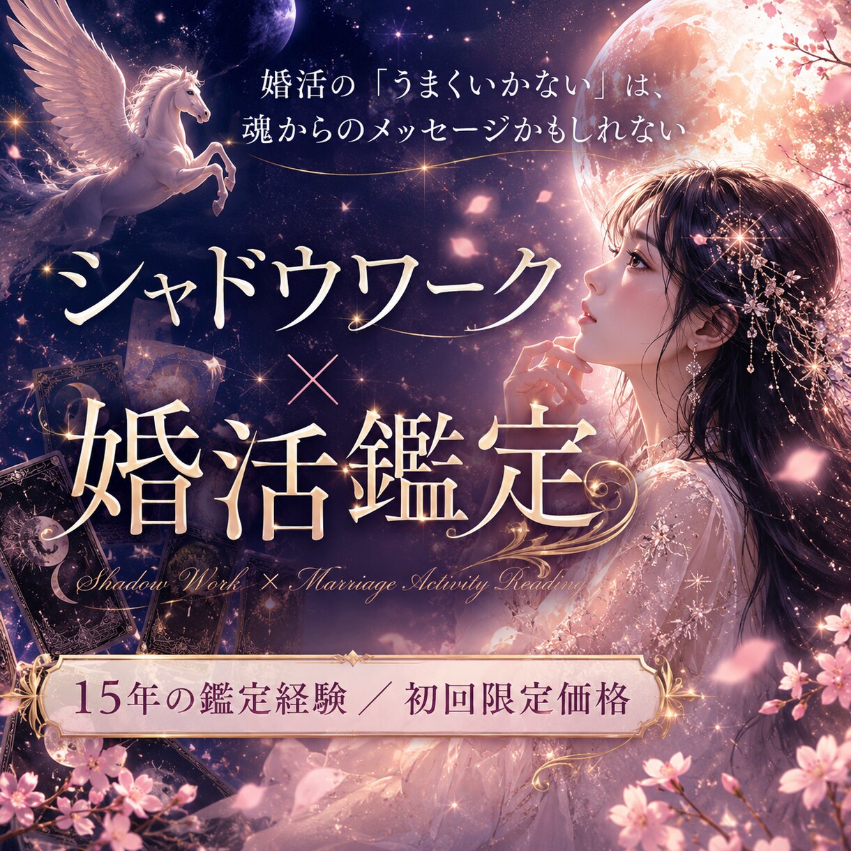 婚活xシャドウワーク鑑定！本当の縁を引き寄せます 婚活の「うまくいかない」は、魂からのメッセージかもしれない イメージ1