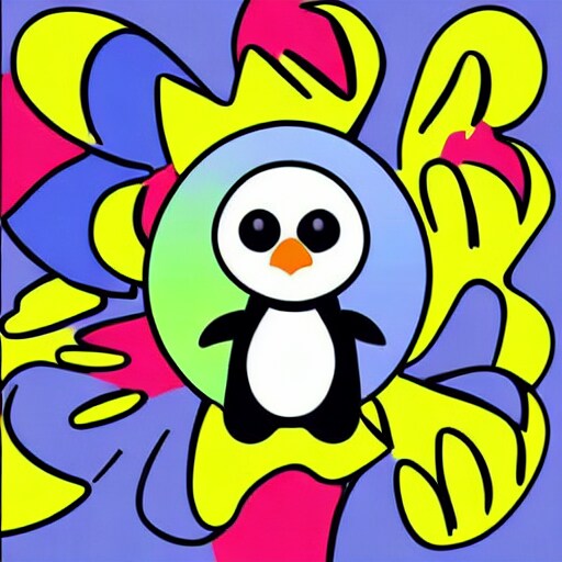ペンギンのイラストを制作しています かわいいペンギン10体セットです イメージ10
