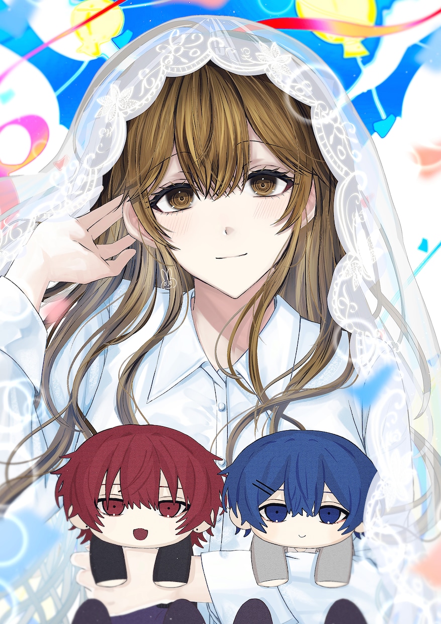 背景込みのキャラクターイラストを描きます 商用利用可！サムネやグッズ用イラストに最適です イメージ4