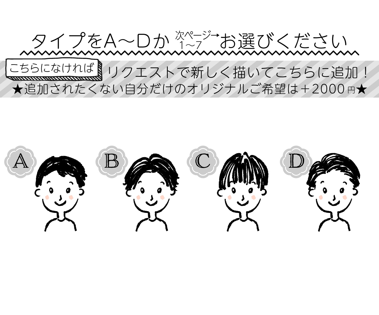 格安の表情セット★シンプルほっこりアイコン作ります ブログ、SNSでアイコンをお探しの方へ！オリジナルアイコンを イメージ5