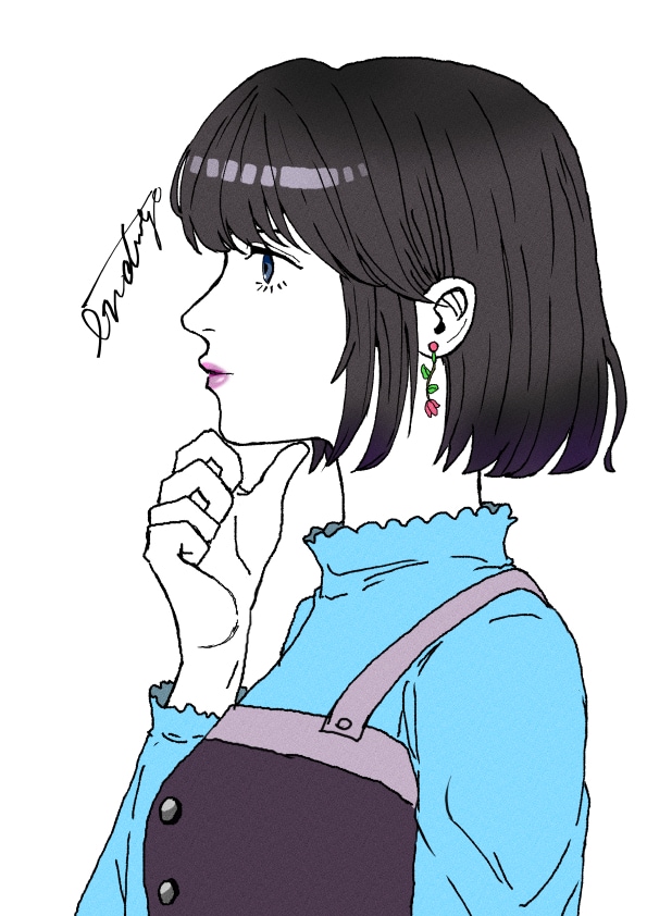 大人可愛い絵、描きます 洗練されたデザインにピッタリな女性、男性素早く描きます イメージ2