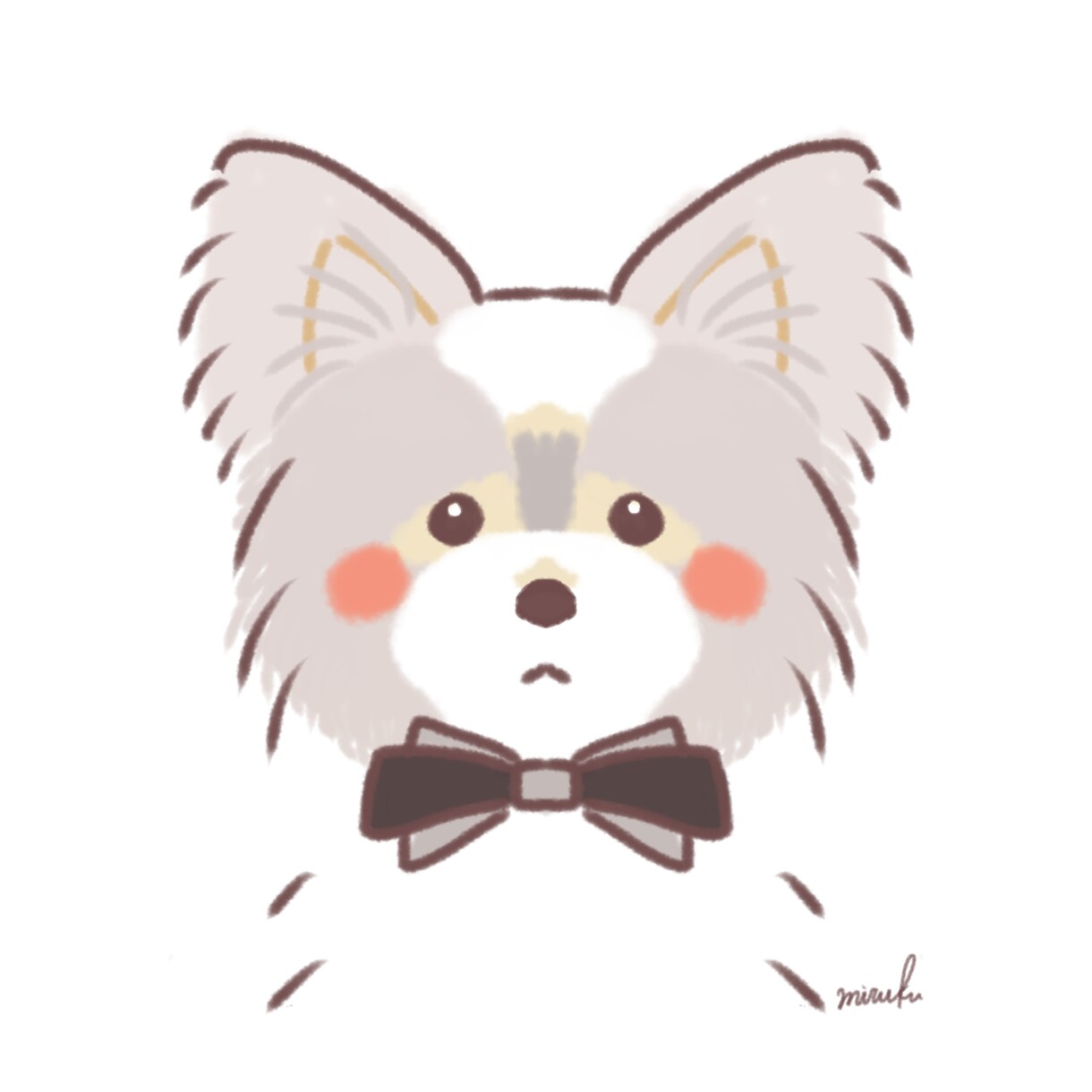 アイコンにも使えるゆるっとイラストをお届けします 愛犬や家族をイラストにすることができます！ イメージ2