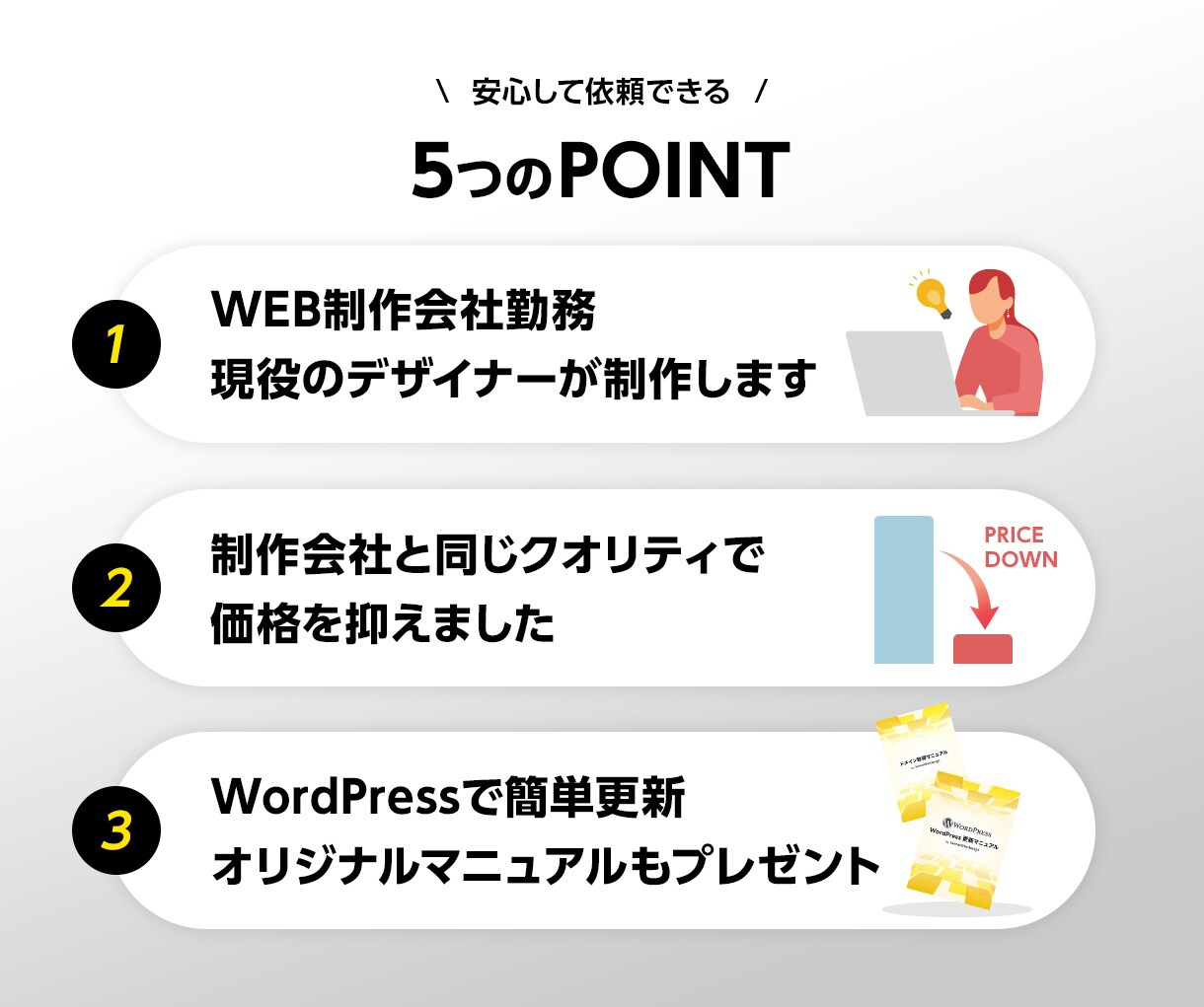 歴10年以上のデザイナーがHPを作成します 集客UPに繋がるハイクオリティなデザインをお手ごろ価格に イメージ4