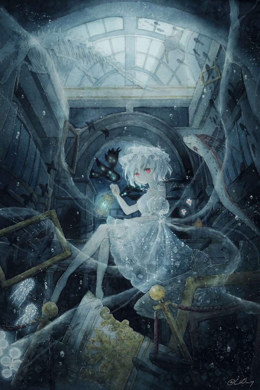 MV/歌ってみた/グッズに使用できる一枚絵描きます 水彩やデジタルを使用して、ご希望のテイストで描きます。 イメージ6