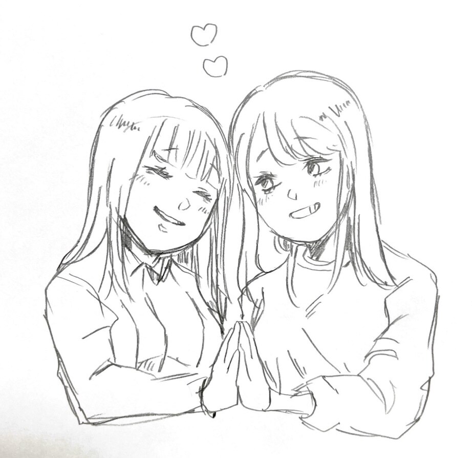実質1枚750円！アナログイラスト描きます 下書きやラフ案を2案ご用意致します！ イメージ6