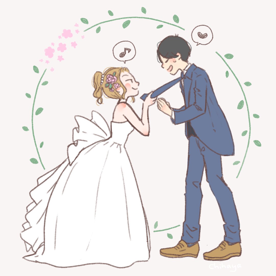 おしゃれでかわいいウェルカムボードをお描きします ゆるかわタッチからリアル調まで絵柄はお選び頂けます♡ イメージ2