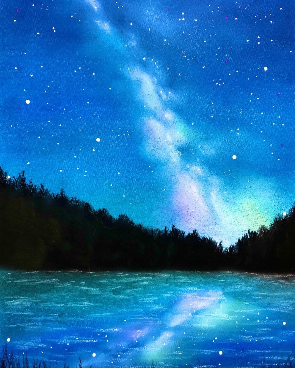 風景の絵を描きます 世界で一枚だけの幻想的な風景を描きます イメージ7