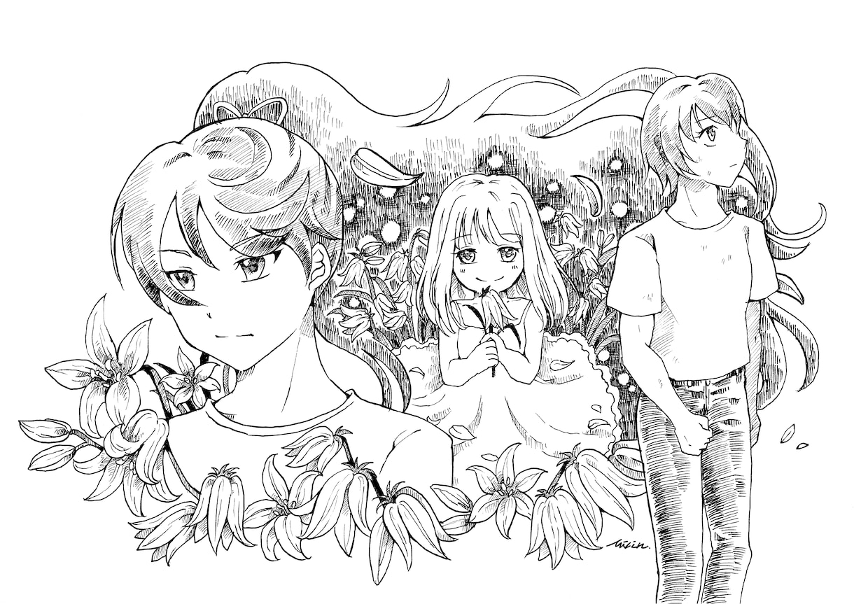 小説の挿絵描きます 【現在　第六文芸様専用となります】 イメージ3