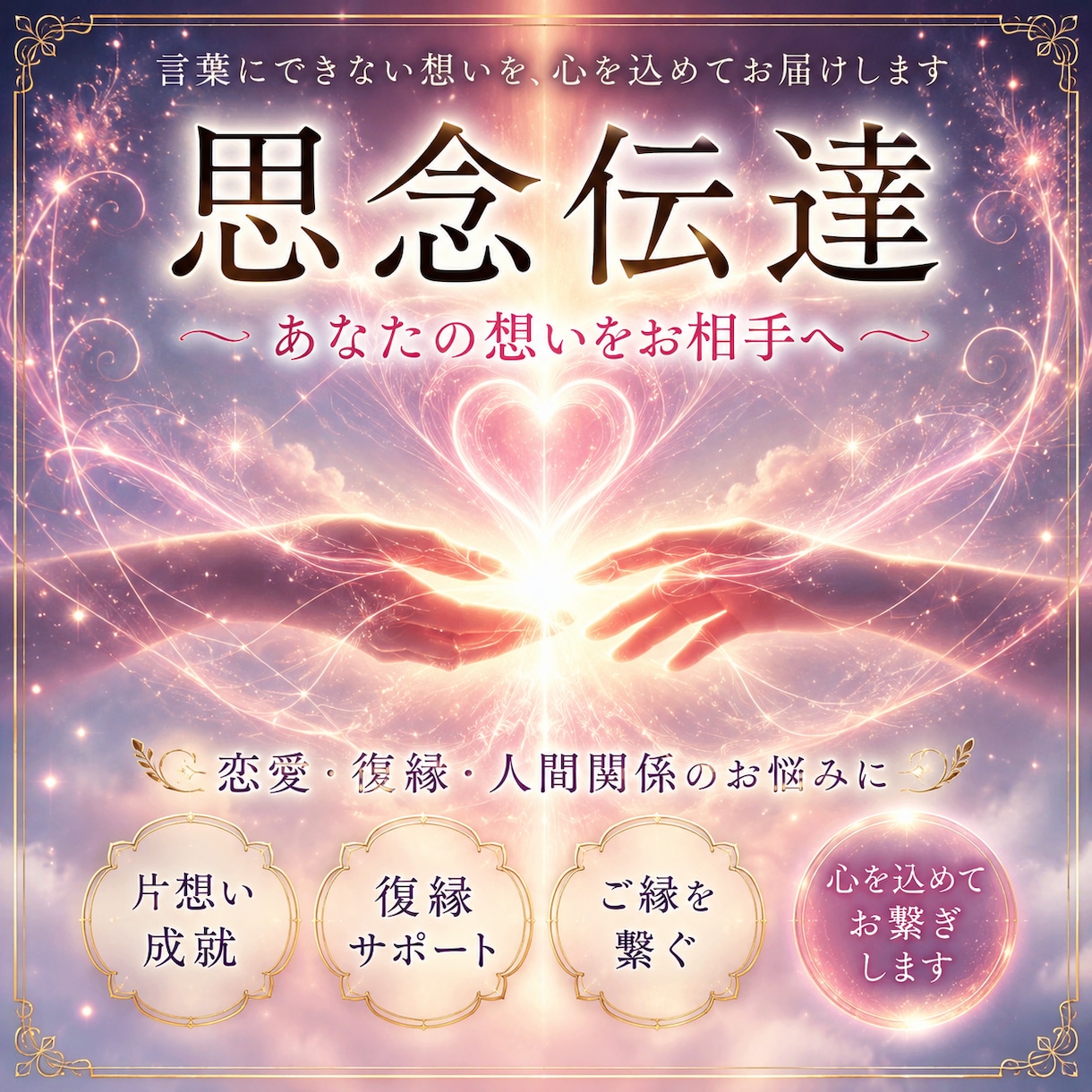 相手との心の距離を縮めるお手伝いします 恋愛や復縁のご相談におすすめです イメージ2