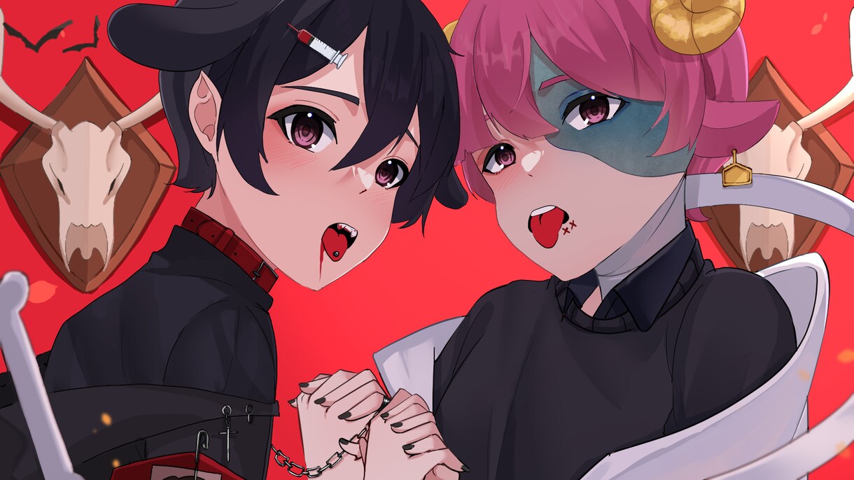 歌ってみたやMVイラスト描きます 活動で使うイラストなどを一週間以内に納品ができます! イメージ1