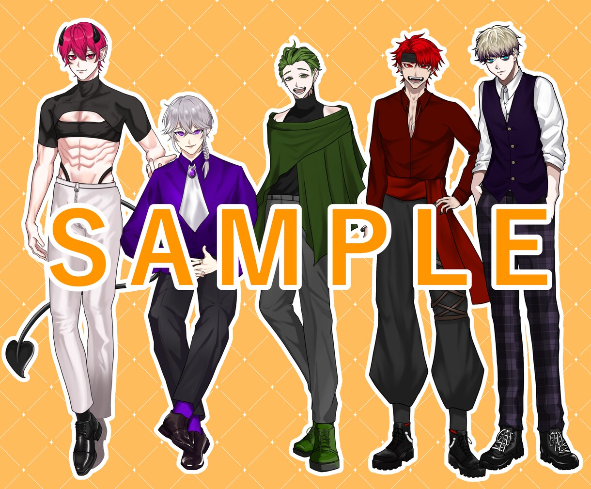 IRIAMやTRPGの立ち絵制作いたします かわいいからかっこいいまでイラストお届けします！ イメージ3