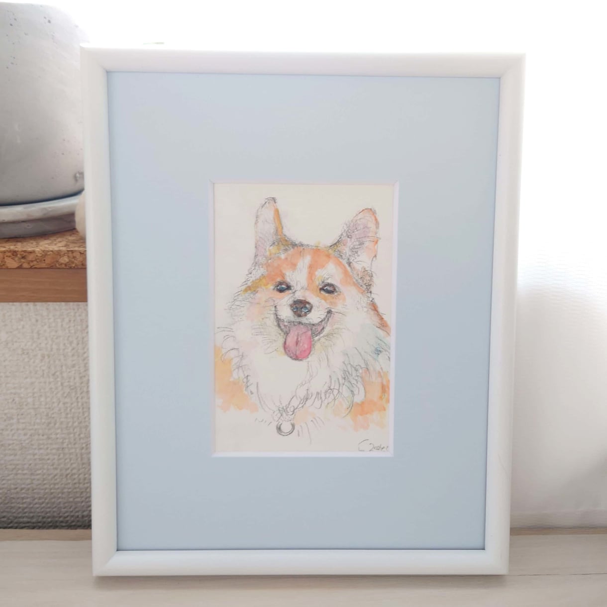 ペット似顔絵＊挿絵のようにふんわり描きます あなたのこころの陽だまりのような、そんな想いを大切に イメージ1