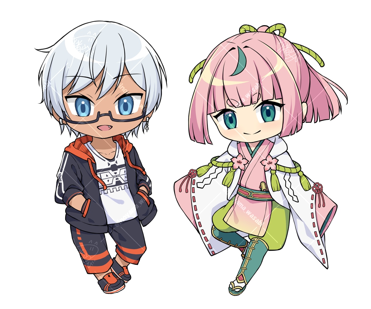 ちまっとかわいい！ミニキャラ制作致します サムネや配信画面、IRIAM返礼品、グッズ制作にオススメ！ イメージ10