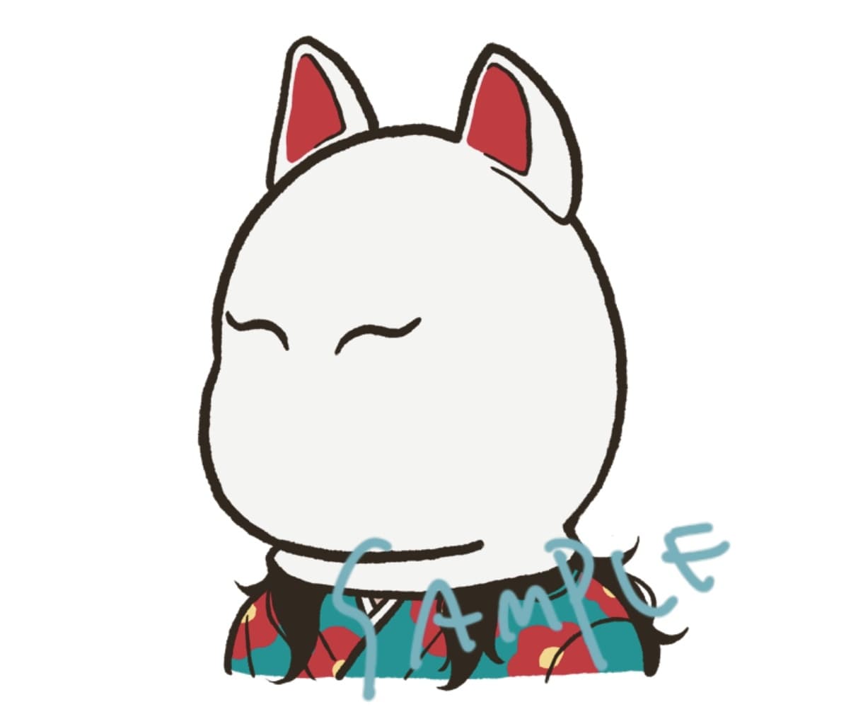 着ぐるみ×ダサセーターのポップなイラスト描きます アイコンに個性を出したい方、オリジナルグッズなどにも イメージ8
