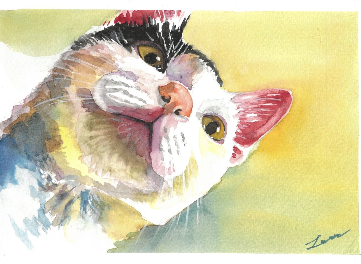 ペットの手描きイラストをお描きします 思い出・プレゼントにどうぞ【現物&データ】 イメージ7