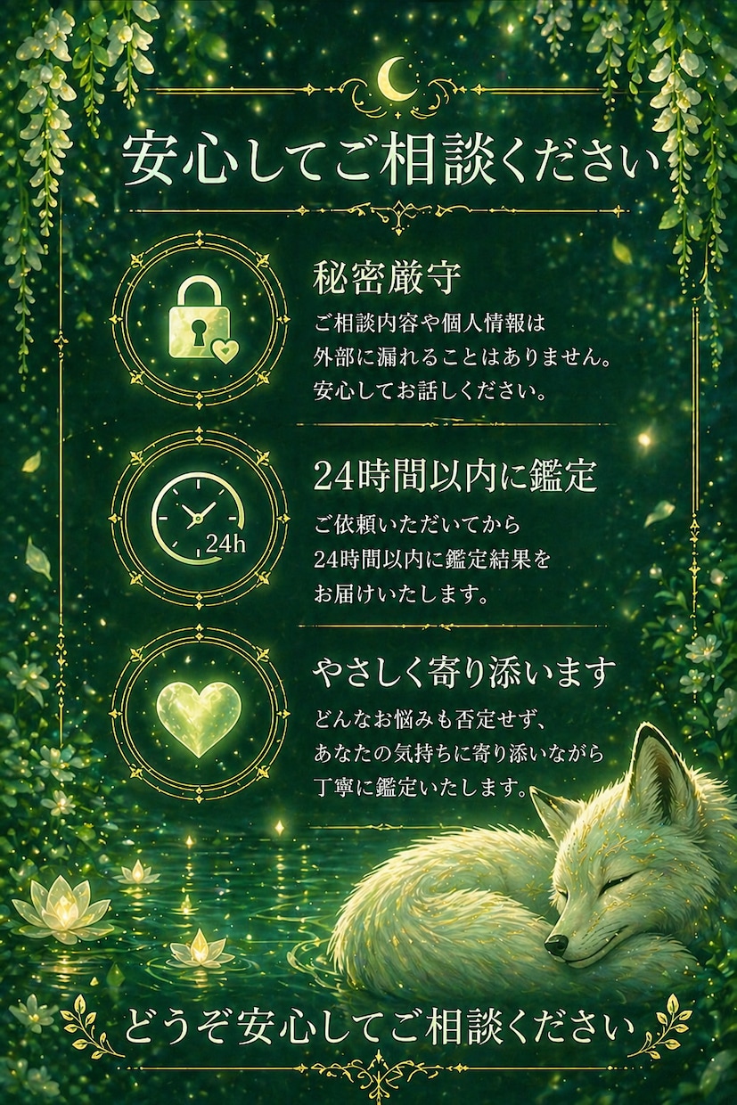 あの人の気持ちを優しく丁寧に占います 人間関係の不安に寄り添い今後の流れなどをやさしくお伝えします イメージ3