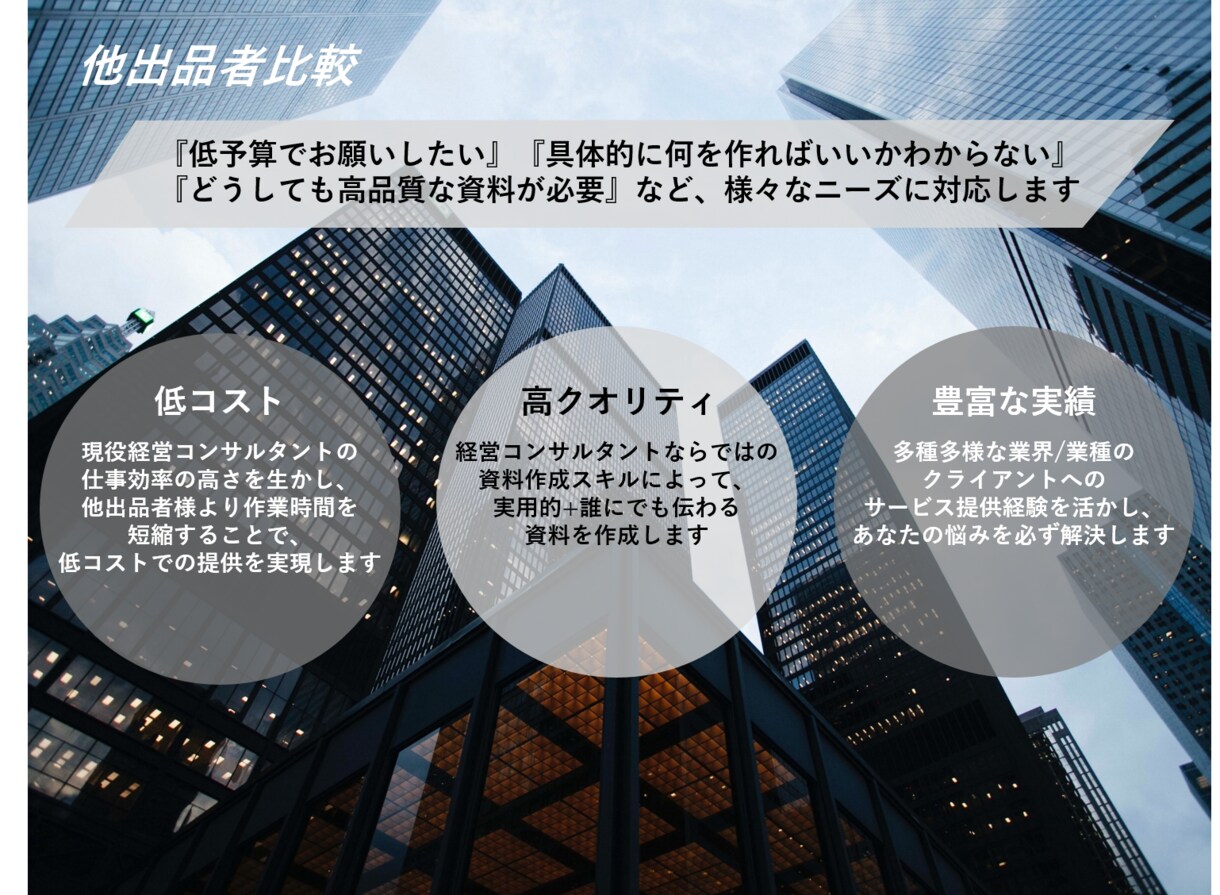 現役コンサルが魅せて伝わるパワポ資料を作成します LogicalでStylishな仕上がりを約束 イメージ2