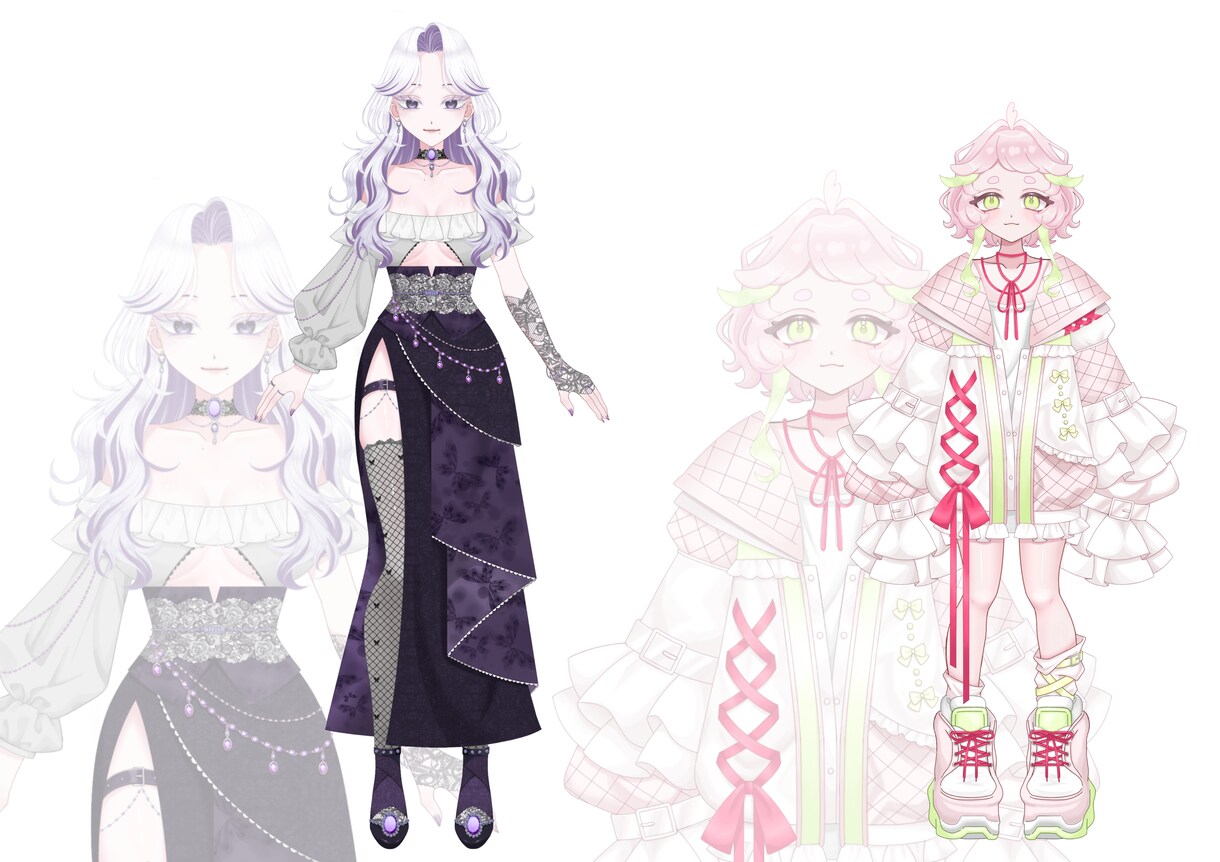 キャラクター・衣装デザイン、立ち絵承ります “個性”が光る、あなただけのキャラクター イメージ4
