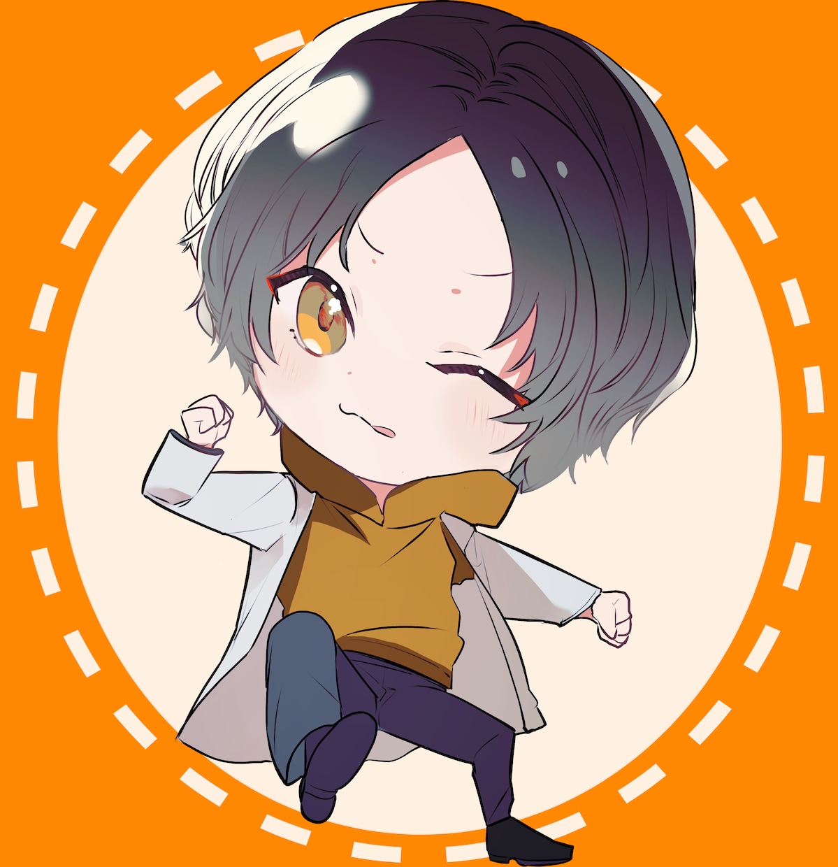 イラスト、アイコン描きます かっこいい男性のイラストなど得意です イメージ1