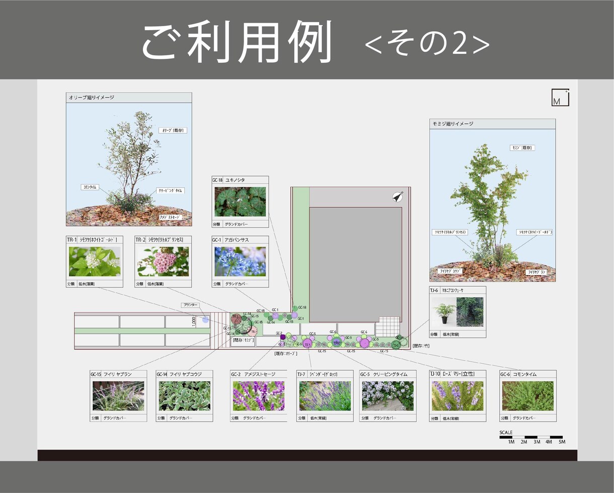 自分でつくるお庭の植栽計画ををご提案いたします ＜家を建てたけどお庭がほったらかしになっている方必見！＞ イメージ4