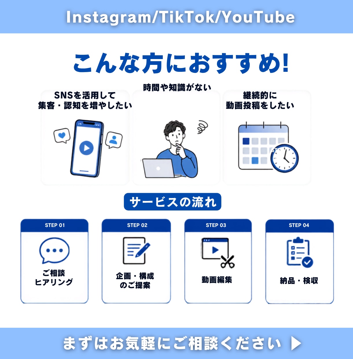 リール・ショート動画編集します SNS向けショート動画を見やすく編集します！ イメージ2