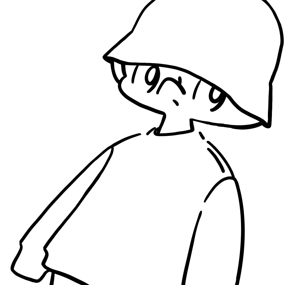 商用◎シンプルなミニキャラの線画を作成いたします ファッションにもこだわったデフォルメを作成します！ イメージ3