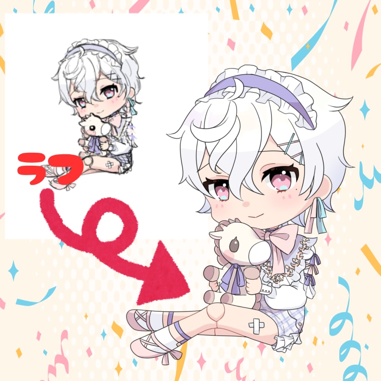 商用可◎かわいいSDイラストお受けします 配信サイトやLINEのスタンプ、サブスクバッジにも◎ イメージ4