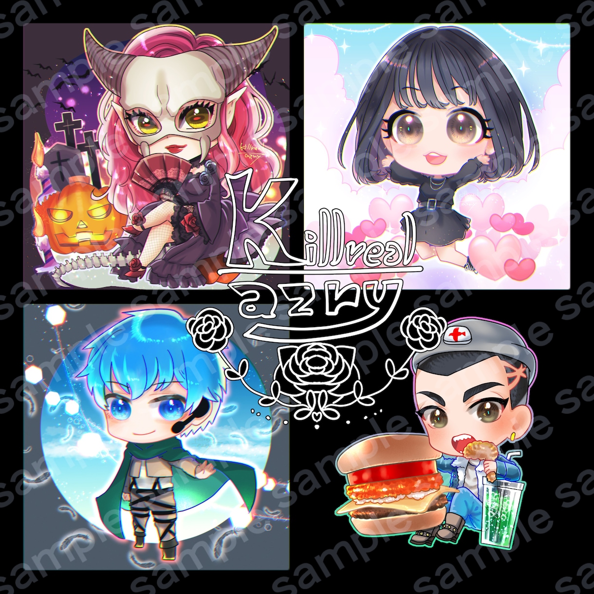 オリジナルミニマムイラスト描きます ペット等も可！アクキーやグッズの相談も受付てます！ イメージ5