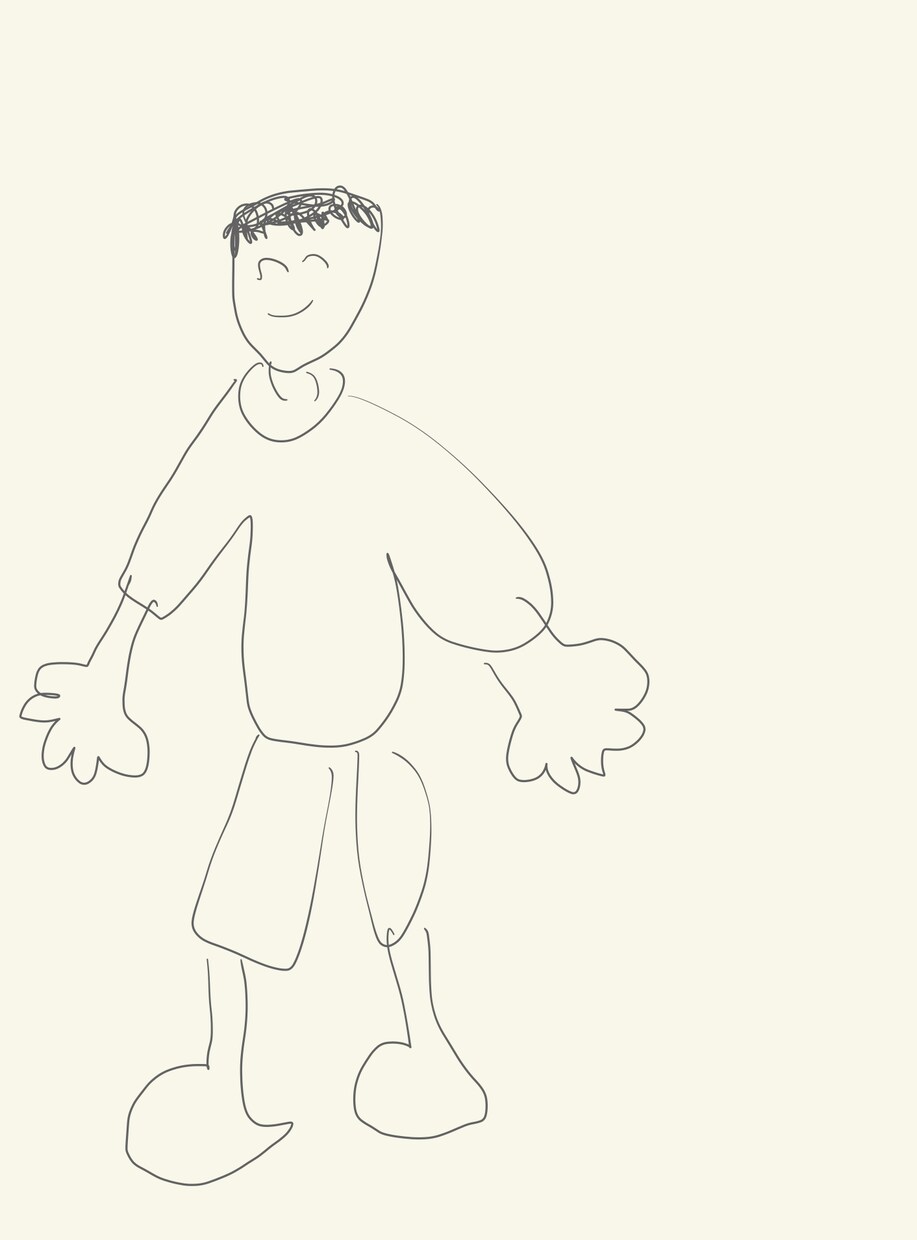 子供が描くような絵を描きます 懐かしい気持ちにさせることができます イメージ1