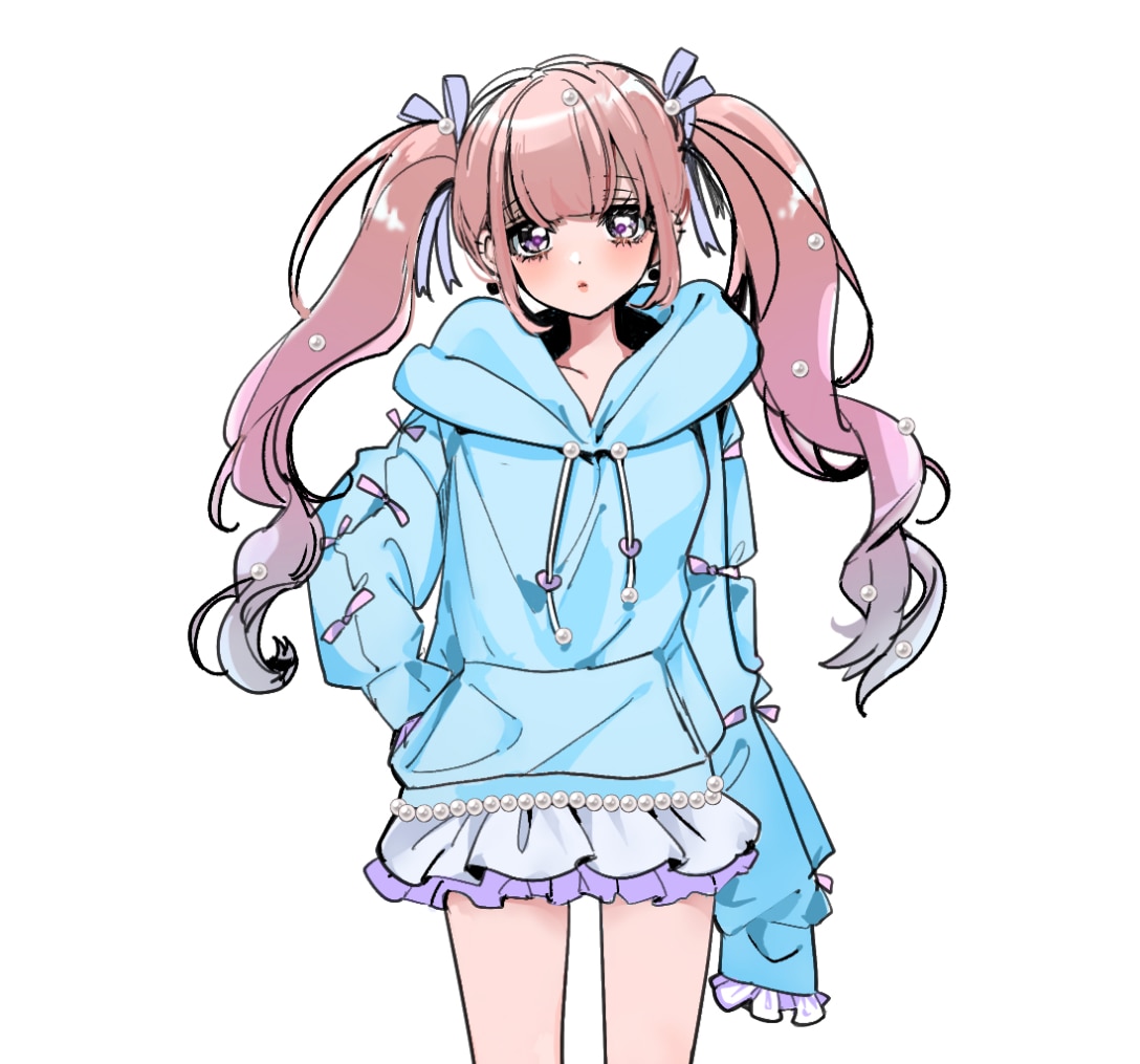 可愛いツインテールの女の子売ります お色味変更や差分作成もメッセージくだされば対応いたします イメージ1