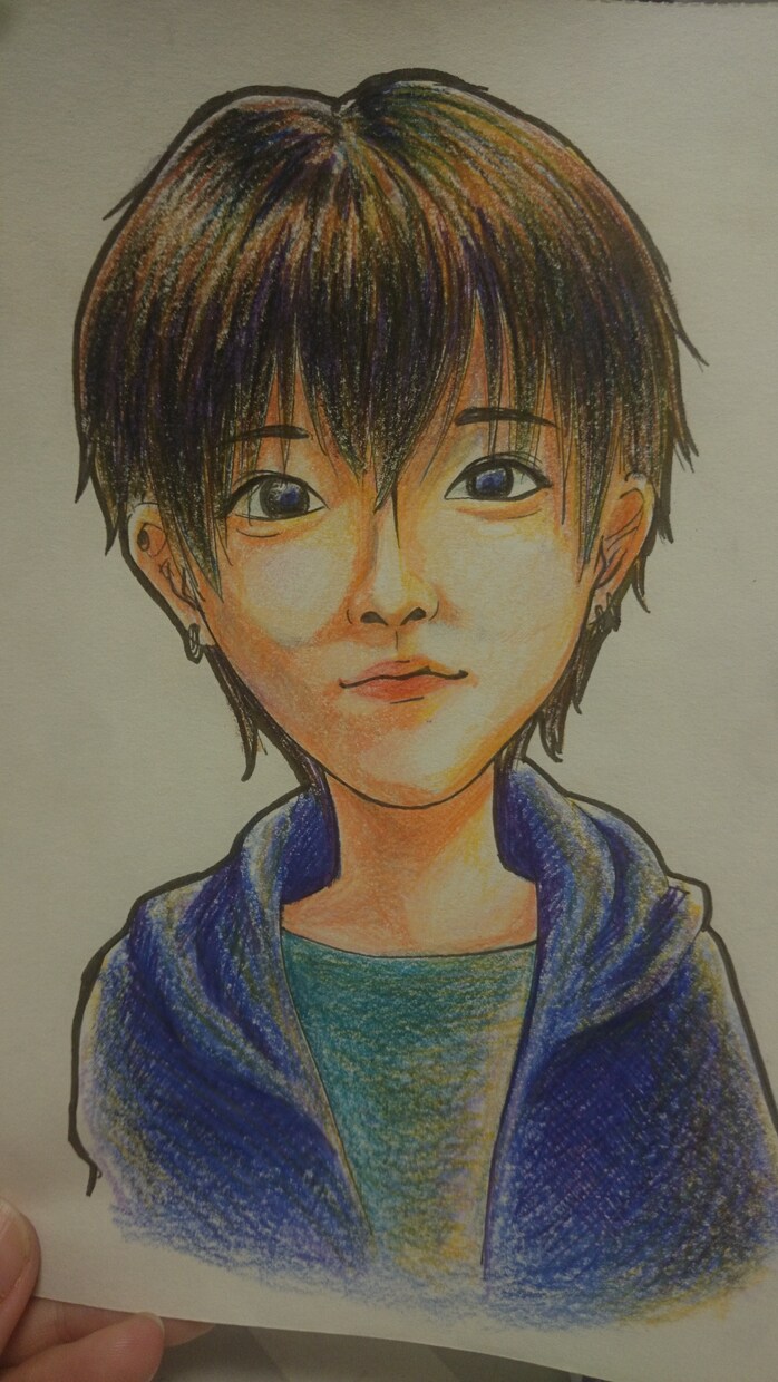 似顔絵やイラスト等をアナログで制作します アイコンにしたい、自分のイメージを創りたいを叶えます！ イメージ3