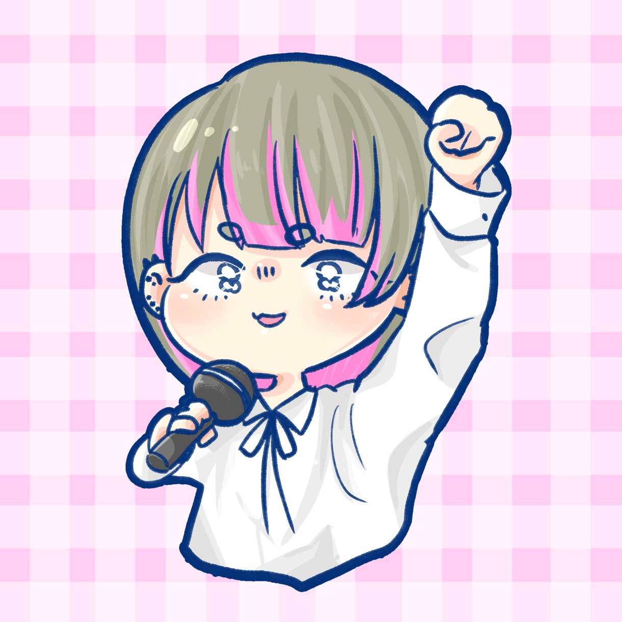 かわいいデジタルイラスト作成します うるうるお目目のかわいいイラストです イメージ3
