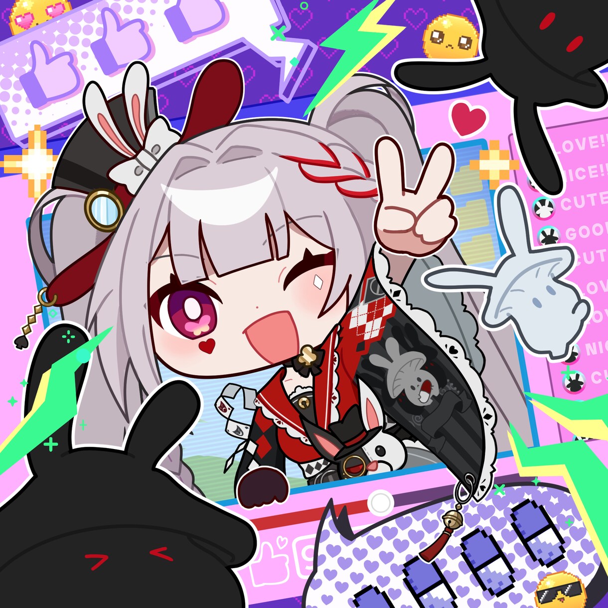 アイコンなどに使えるかわいいデフォルメ描きます 某ゲーム風なポップでかわいいデフォルメ イメージ5