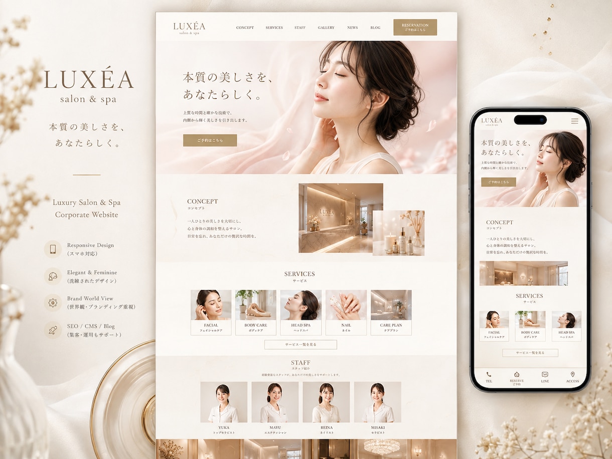 競合分析戦略でコーポレートサイトを制作します 競合比較から強みを言語化｜構成・文章・デザイン・公開まで イメージ2