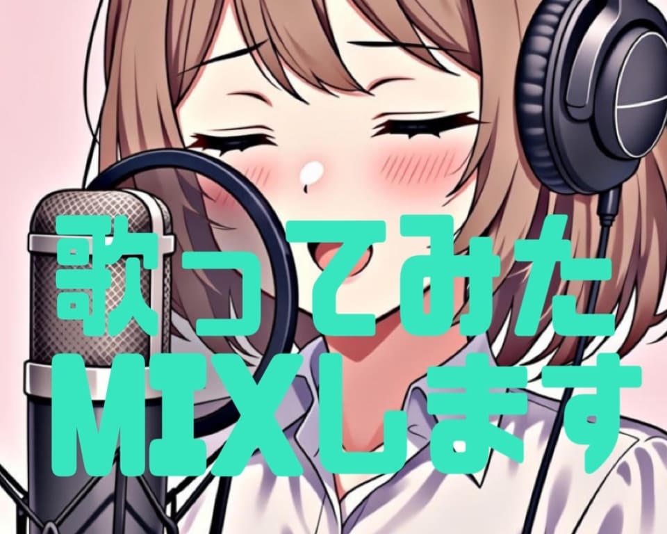歌ってみたの調整とミックスを行います 歌の上手い下手に関わらず安定したクオリティをお送り致します。 イメージ1
