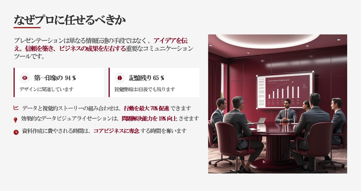 PowerPoint作ります 1枚〜でもOK！作成代行いたします！ イメージ3
