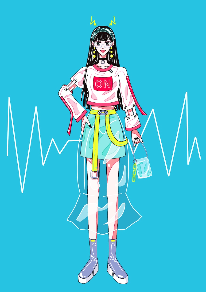 ポップでお洒落なイラストを制作致します 素敵なイラストお届けいたします。 イメージ3