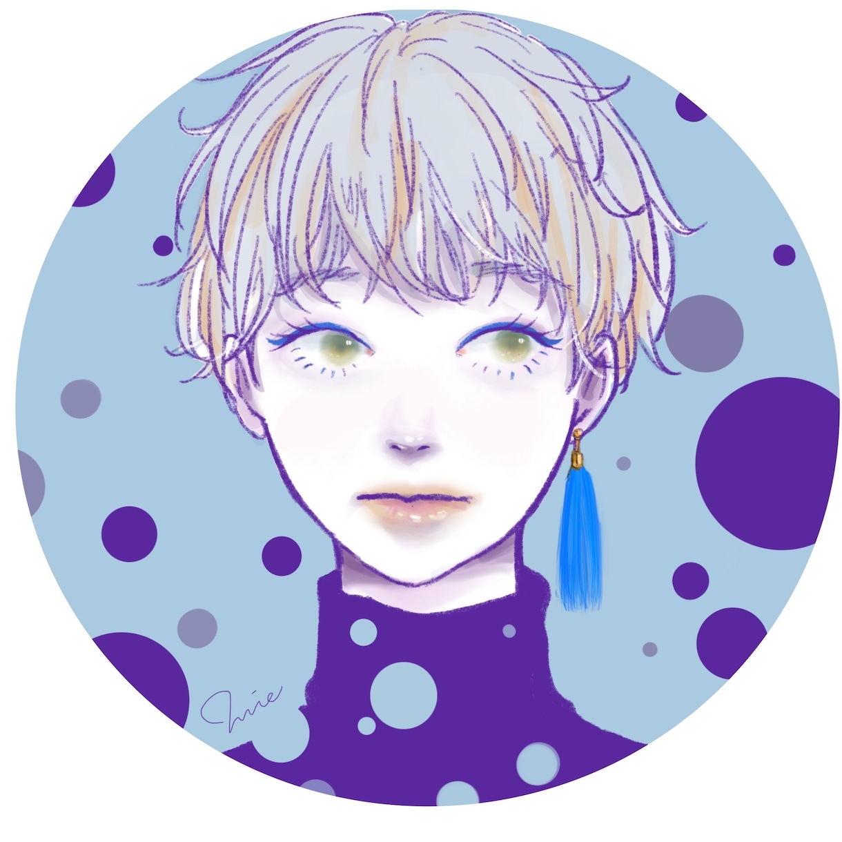 最短1日アイコン制作○厚塗り、水彩タッチで描きます SNSやLINEのアイコンに！3種のタッチからお選びください イメージ1