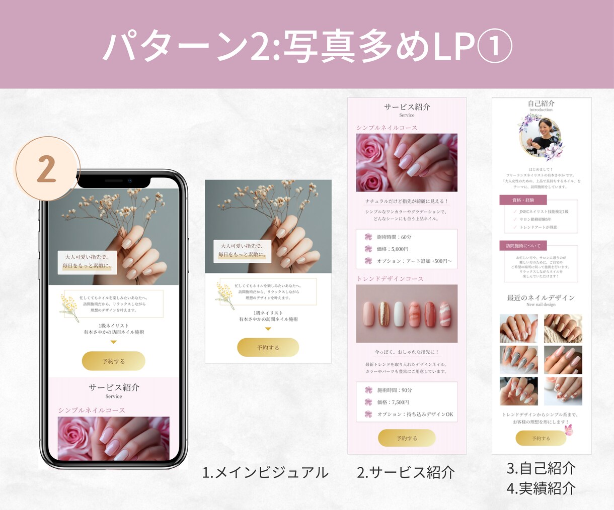 2点セット！CanvaでLPと資料作成します 3パターンからカスタマイズできるLPと資料作成20ページ分！ イメージ4