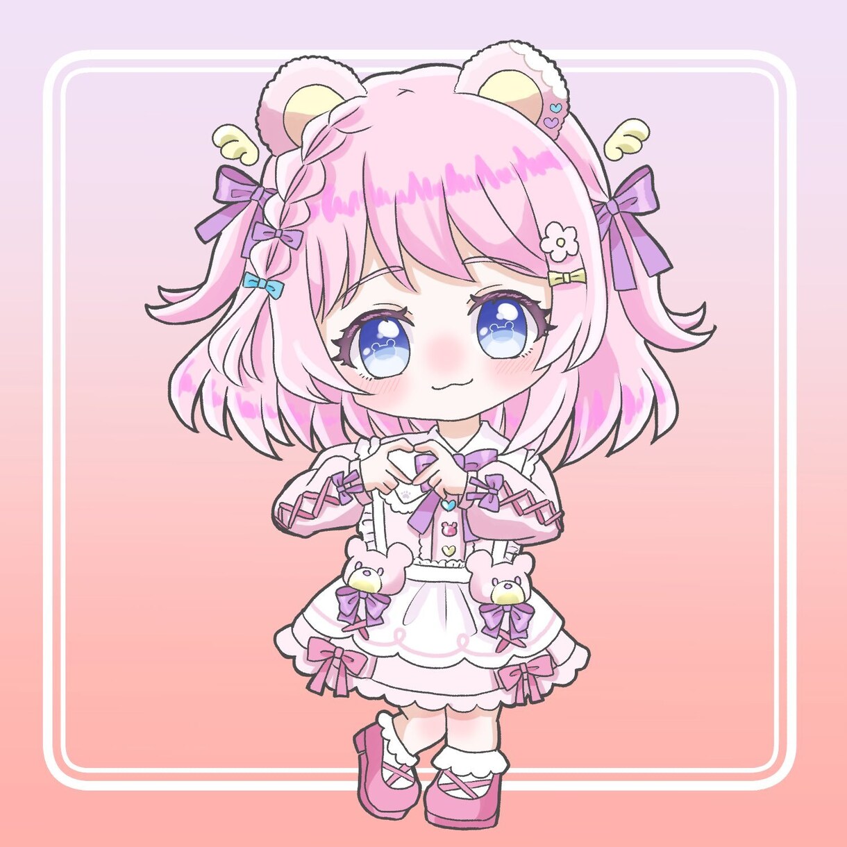 商用利用可！可愛らしいイラスト描きます 親切丁寧を心がけています。女児アニメイラストはぜひお任せあれ イメージ10