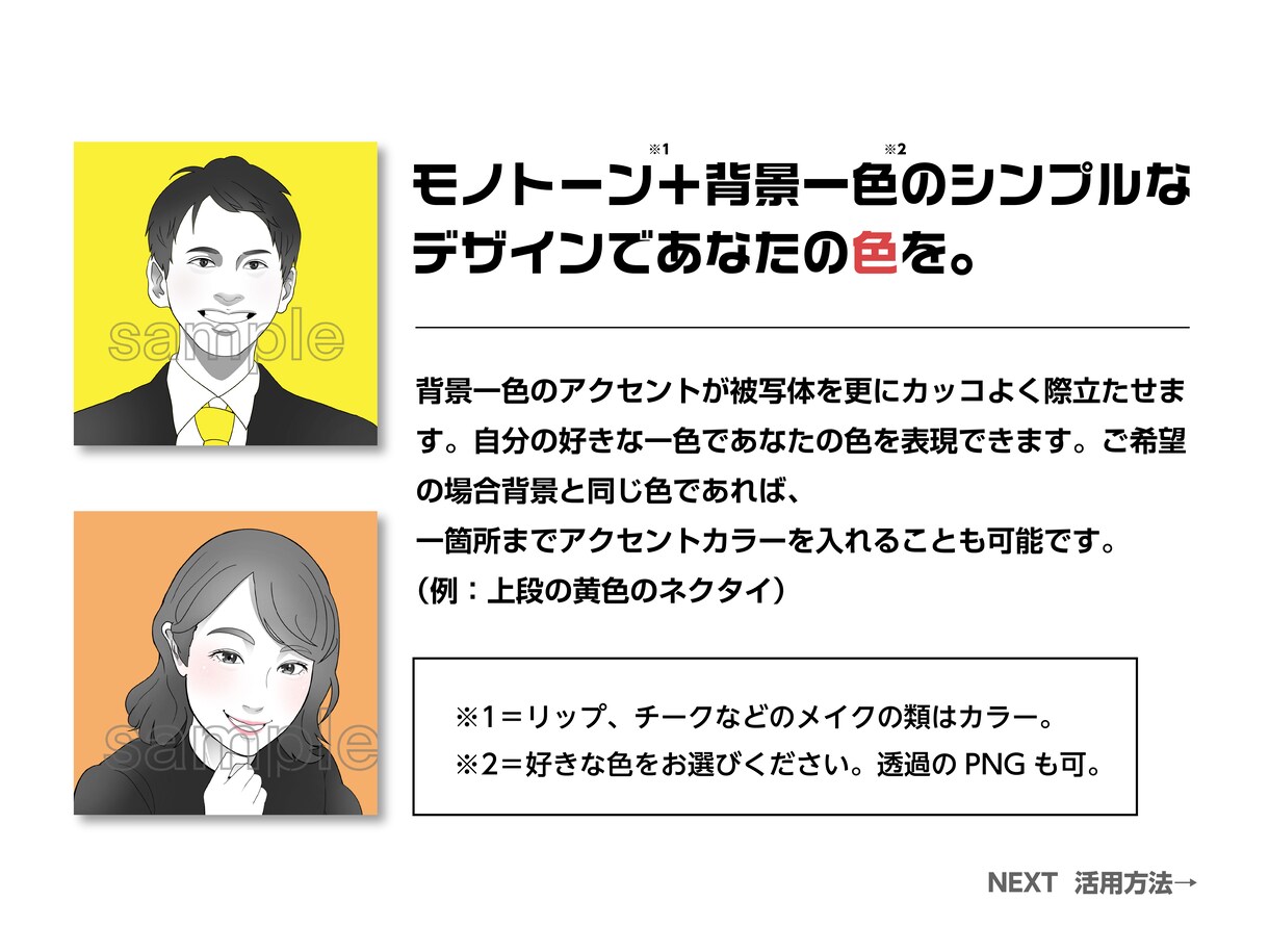 写真をもとに似顔絵描きます SNSのアイコンなどに！商用利用OK イメージ3