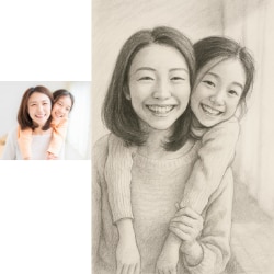 あなたの写真を温かみのあるイラストに仕上げます SNSアイコンやLINEなど、 特別に彩りたい方におすすめ！ イメージ2