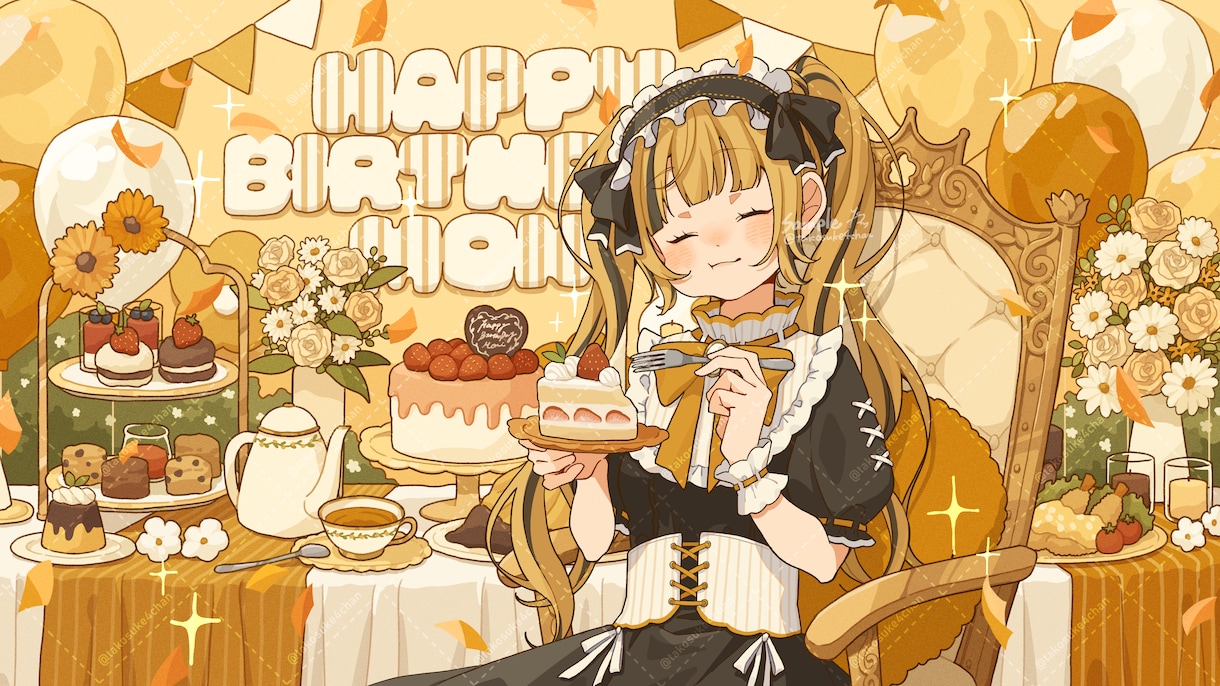 生き生きとした魅力のある一枚絵を描きます MVイラスト、サムネイル、配信背景、記念イラスト等 イメージ4