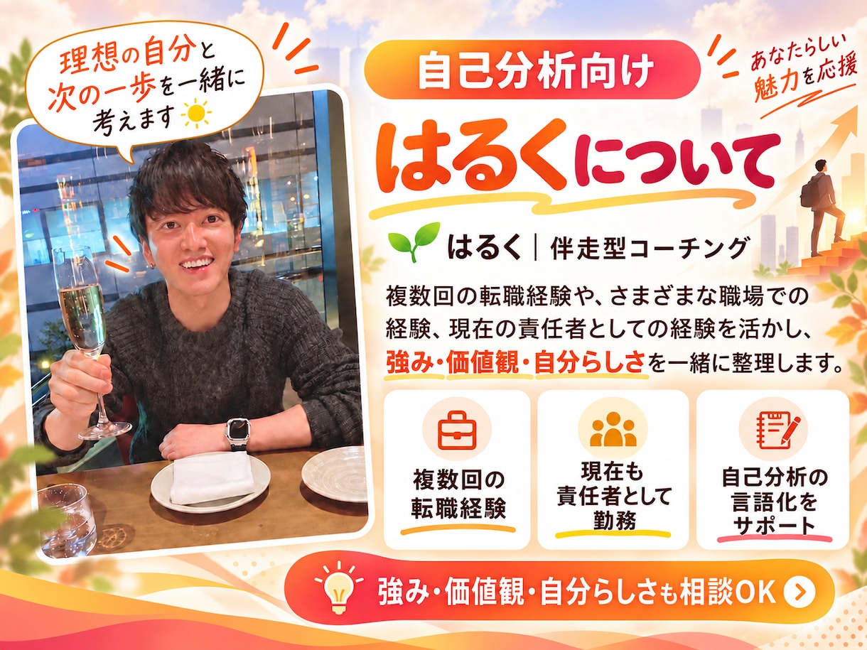 自分の強み｜って何？を一緒に探します 仕事・趣味・日常から「得意」と自分らしさを言葉に イメージ4
