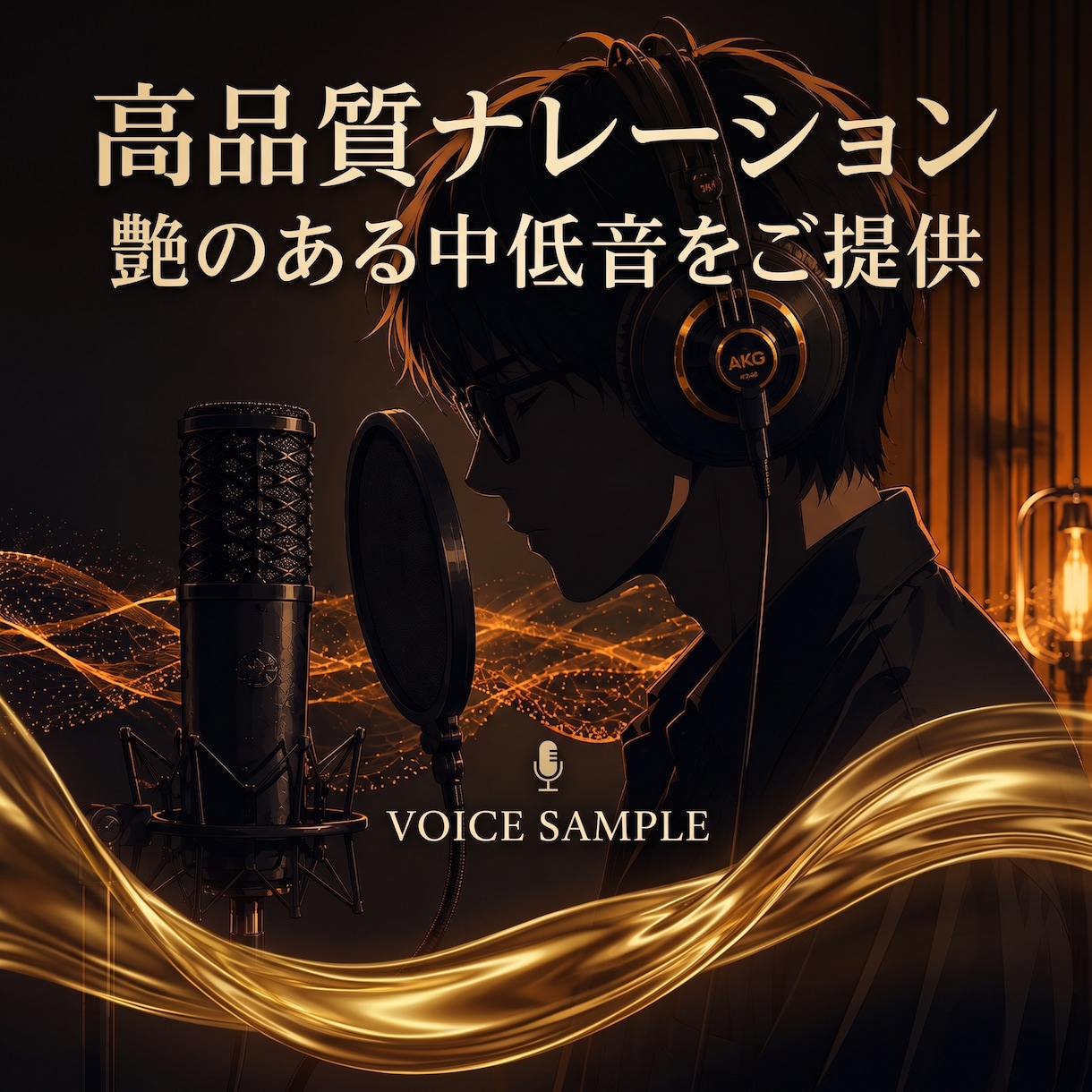 説得力ある中低音！高品質なナレーション録音します 企業VP・CM・YouTubeまで落ち着いた声で丁寧に収録 イメージ1