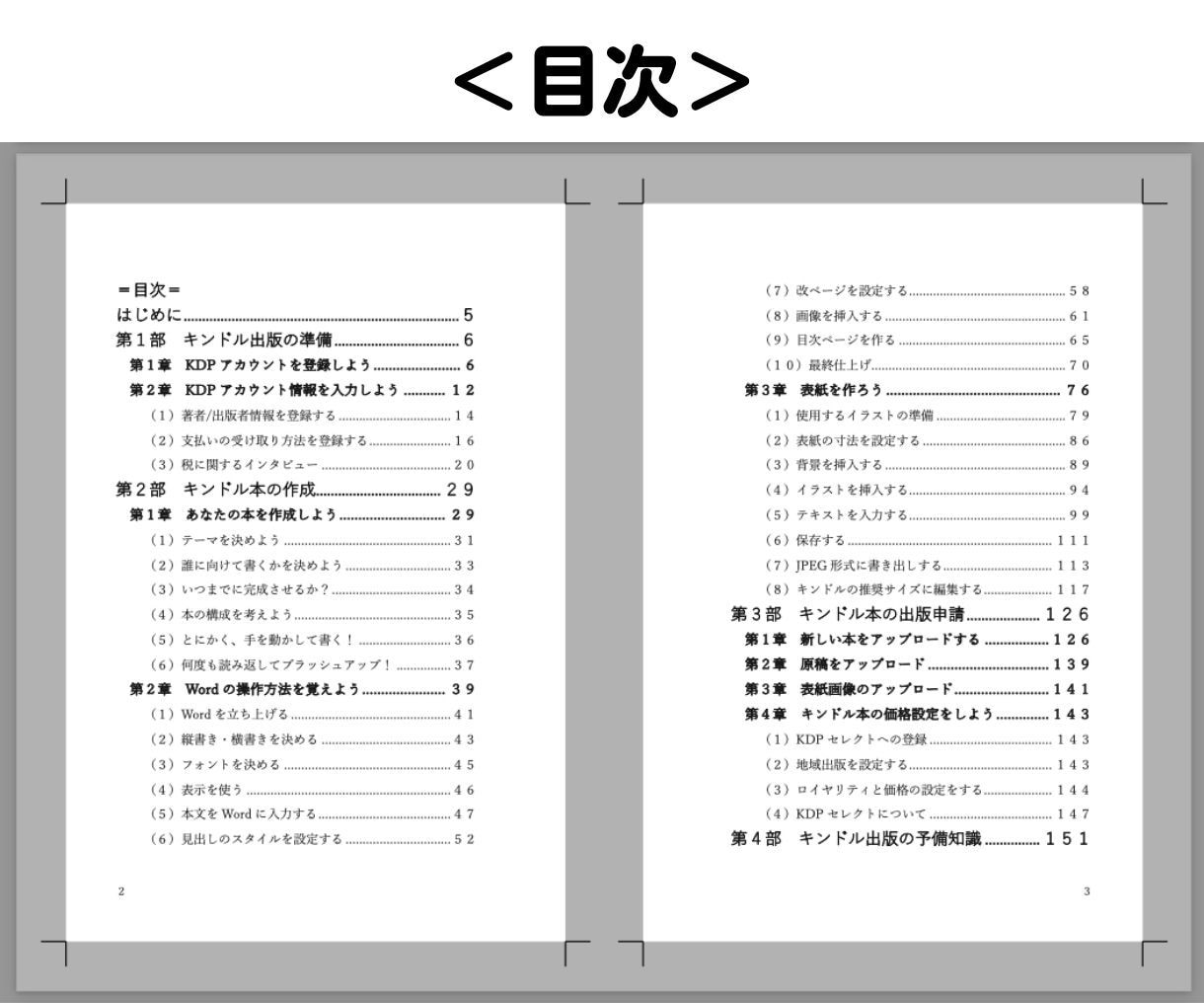 Kindleペーパーバック入稿用PDF作成します 電子書籍から紙の印刷本PODに再編集。読みやすく頁コスト削減 イメージ3