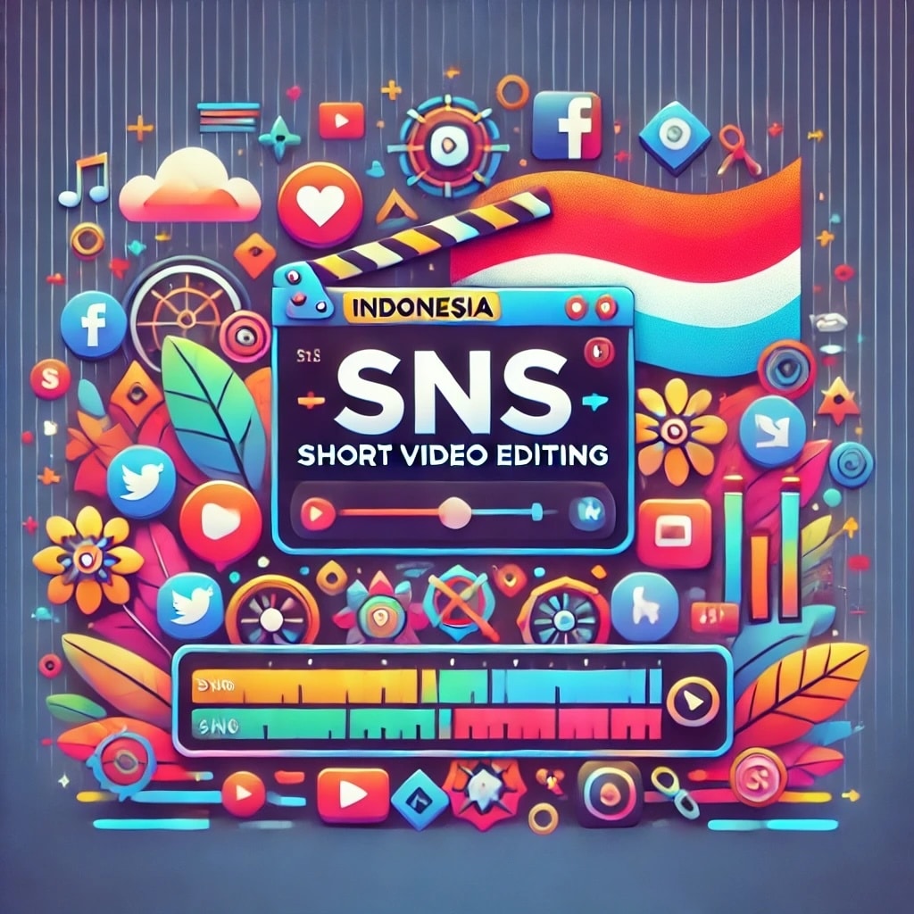 インドネシア向け｜SNSショート動画の編集します 平均年齢20代！2.7億人の市場にリーチ！ イメージ1