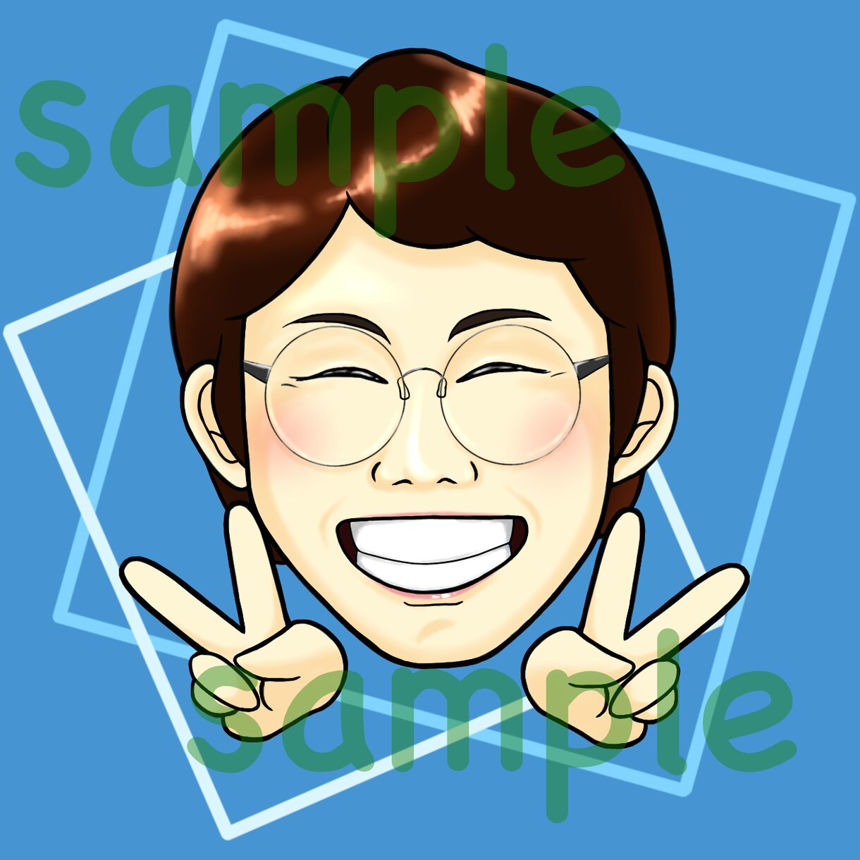 ほっこり、優しい似顔絵描きます 色紙絵、デジタル両方描けます！大切な人へのプレゼントに！ イメージ6
